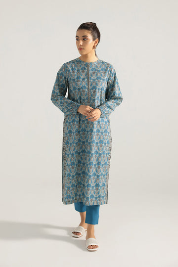 Sapphire U1 DY22V5 7  Printed Cotton Shirt Intermix Collection 2022 Online Shopping